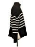 Gap 100% Cotton Stripes Black Turtleneck Sweater Size S - photo 4