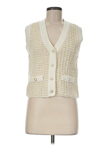 Aqua Sweater Vest (view 1)