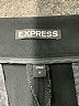 Express 100% Polyester Solid Black Shorts Size 12 - photo 3