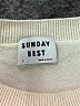 Sunday Best Color Block Ivory Pullover Sweater Size S - photo 7