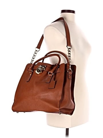 MICHAEL Michael Kors Leather Satchel (view 2)