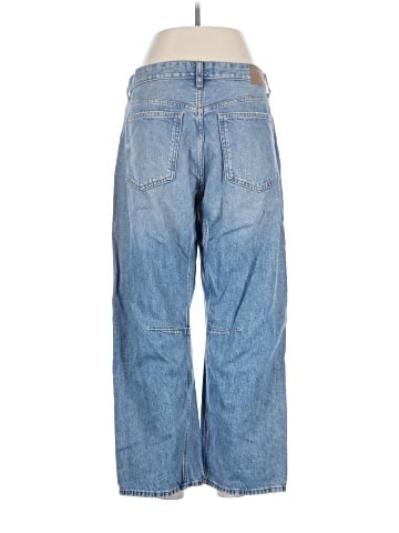 Madewell The Curvy Darted Barrel-Leg Jean in Dobbins Wash (view 2)
