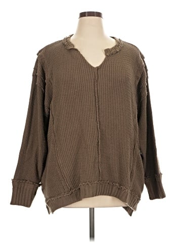 LOGO by Lori Goldstein Pullover Sweater (view 1)