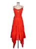 Monteau 100% Polyester Orange Cocktail Dress Size M - photo 1