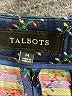 Talbots Chevron-herringbone Blue Casual Pants Size 14 - photo 4