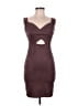A'gaci Brown Cocktail Dress Size M - photo 1