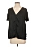 Paige Black Short Sleeve Blouse Size S - photo 1