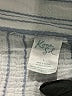 Kona Sol 100% Cotton Stripes Silver 3/4 Sleeve Button-Down Shirt Size L - photo 7
