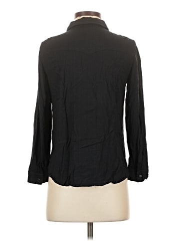 Hippie Rose Long Sleeve Button-Down Shirt (view 2)
