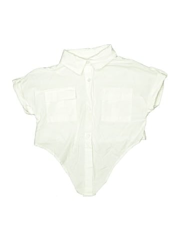 Zara Sleeveless Button-Down Shirt (view 1)