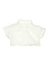 Zara Solid Ivory Sleeveless Button-Down Shirt Size 5 - photo 2