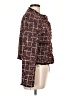 Aqua 100% Polyester Tweed Burgundy Jacket Size L - photo 4