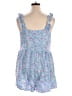 Torrid Floral Blue Romper Size 2X Plus (2) - photo 2