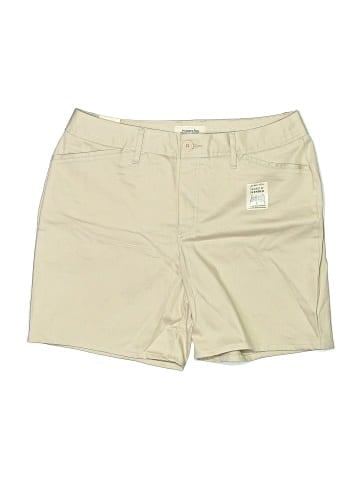 St. John's Bay Khaki Shorts (view 1)