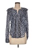 Gap Blue Long Sleeve Blouse Size M - photo 1