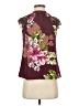Express Outlet 100% Polyester Burgundy Sleeveless Blouse Size XS - photo 1