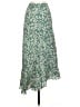 Max Studio 100% Polyester Paisley Green Casual Skirt Size S - photo 2