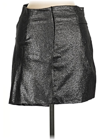Zara Faux Leather Skirt (view 2)