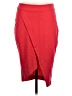 Express Solid Red Casual Skirt Size 8 - photo 1