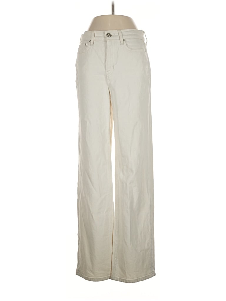 Pre-owned Ayr Casual Pants In Ivory