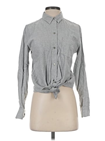 Madewell Flannel Tie-Front Shirt (view 1)