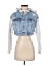Ser.O.Ya 100% Cotton Blue Denim Jacket Size S - photo 1