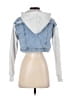 Ser.O.Ya 100% Cotton Blue Denim Jacket Size S - photo 2