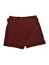 Vince. 100% Polyester Solid Burgundy Shorts Size 2 - photo 1