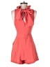 Do & Be 100% Polyester Solid Red Romper Size S - photo 2