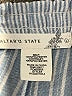 Altar'd State 100% Polyester Stripes Blue Shorts Size L - photo 3