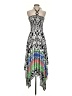 Magic Graphic Green Cocktail Dress Size S - photo 1