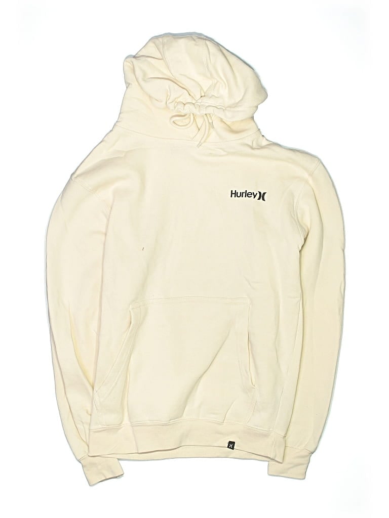 Pre-owned Hurley Kids'  Pullover Hoodie In Ivory