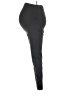PoshDivah Black Gray Active Pants Size S - photo 5