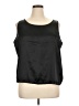 Liz Baker 100% Polyester Black Sleeveless Blouse Size 1X - photo 1
