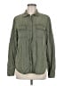 Splendid 100% Lyocell Solid Green Long Sleeve Button-Down Shirt Size M - photo 1