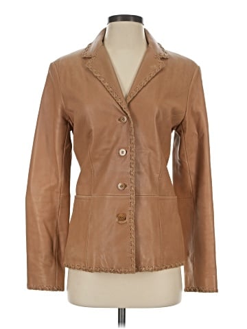 Jones New York Leather Jacket (view 1)