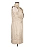 Chequer Tan Casual Dress Size 10 - photo 4