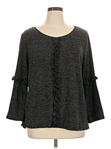 NY Collection 3/4 Sleeve Top (view 1)