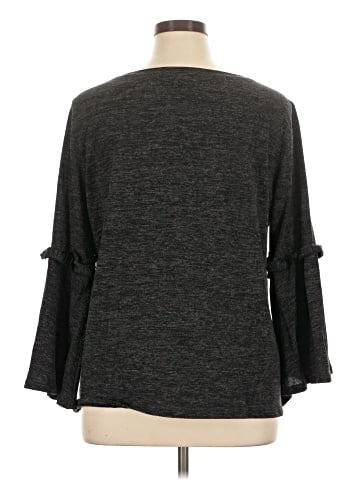 NY Collection 3/4 Sleeve Top (view 2)