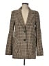 CAbi Plaid Brown Blazer Size 8 - photo 1