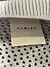 Varley 100% Cotton Houndstooth Gray Pullover Sweater Size XL - photo 7