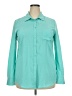 Merona 100% Polyester Teal Long Sleeve Blouse Size XXL - photo 1