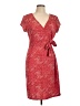 B. Smart 100% Polyester Paisley Red Casual Dress Size 13 - 14 - photo 1