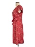 B. Smart 100% Polyester Paisley Red Casual Dress Size 13 - 14 - photo 5
