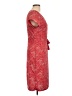 B. Smart 100% Polyester Paisley Red Casual Dress Size 13 - 14 - photo 4