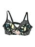 Torrid Print Black Swimsuit Top Size 3X Plus (3) - photo 1
