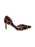J.Crew Collection 100% Leather Animal Print Brown Heels Size 8 1/2 - photo 1