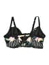 Torrid Print Black Swimsuit Top Size 3X Plus (3) - photo 2