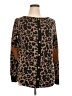 Pink Clover Animal Print Brown Cardigan Size XL - photo 1