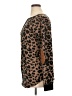 Pink Clover Animal Print Brown Cardigan Size XL - photo 5